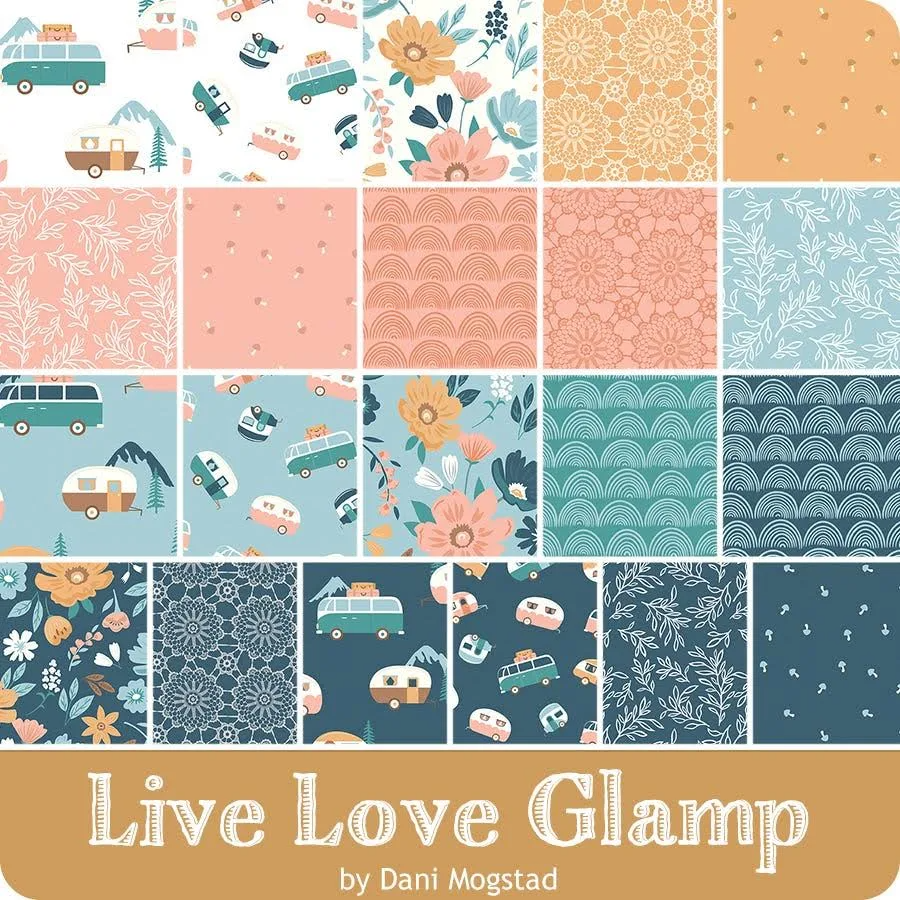 Live Love Glamp - Camper Towels and Banner Cream Panel