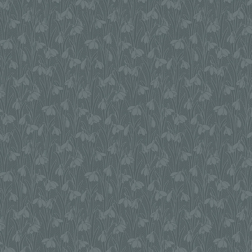Liberty Fabrics Snowdrop Spot: SMOKED GLASS (1/2 yd.)