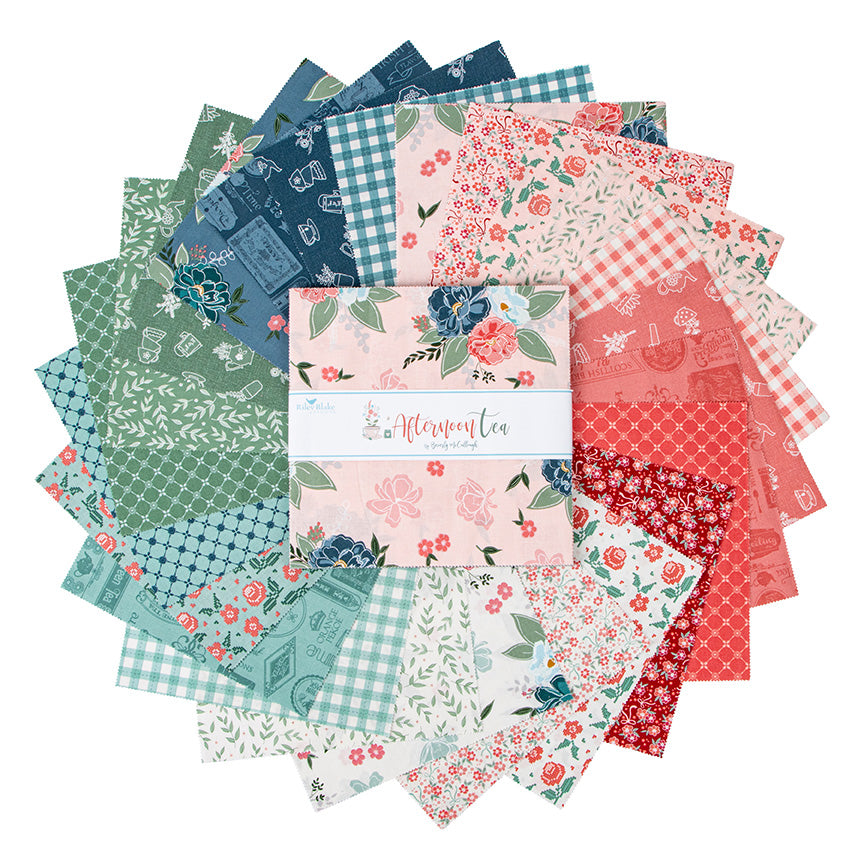 AFTERNOON TEA 10" Stacker Precuts by Beverly McCullough