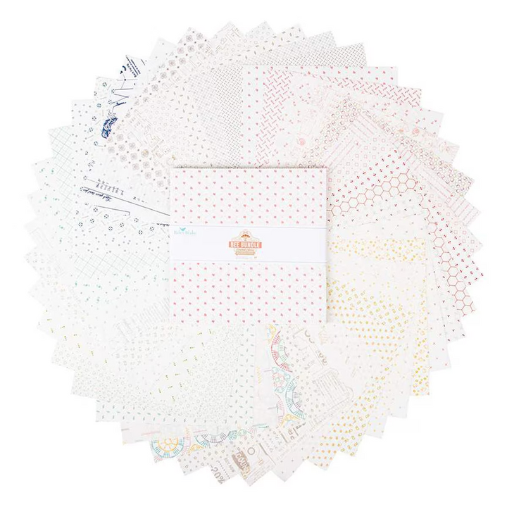 BEE BUNDLE BACKGROUNDS 10-Inch Stacker Precuts by Lori Holt