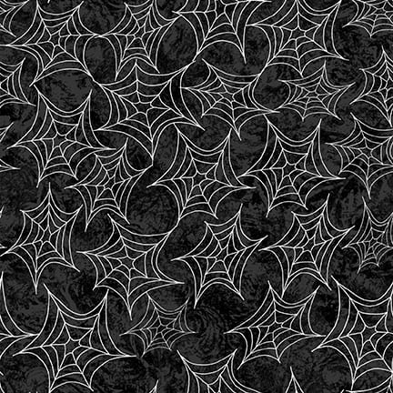 Boo Whoo!: SPIDERWEB Fabric: Q-1242G-90 - (1/2 yd.)