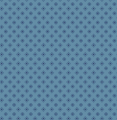 Documentaries: DIAMOND CALICO DENIM Fabric (1/2 yd)