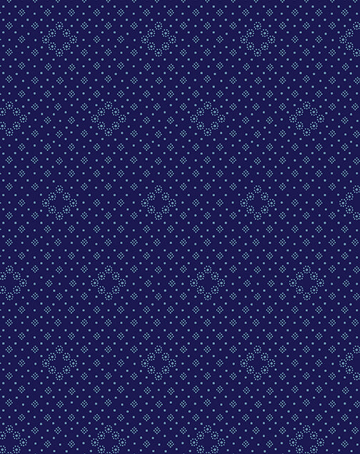 Documentaries: BANDANA DIAMOND NAVY Fabric (1/2 yd)