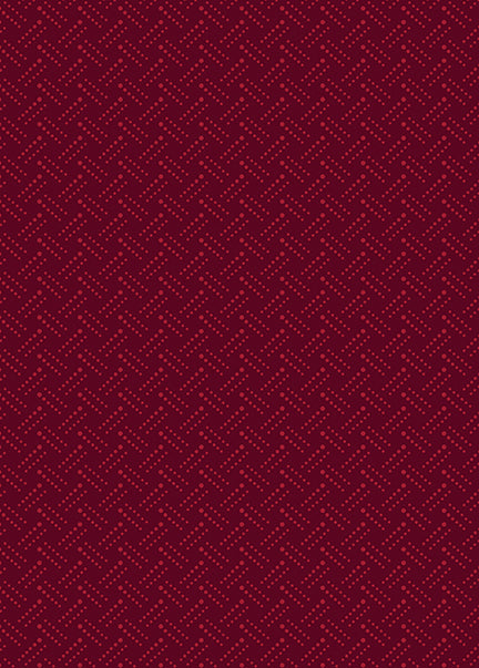 Documentaries: HERRINGBONE CLARET Fabric (1/2 yd)