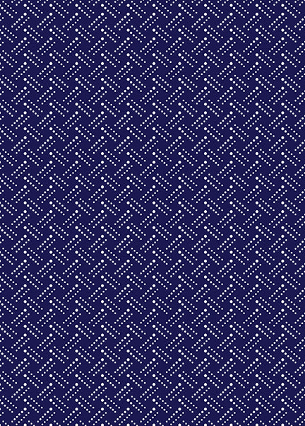 Documentaries: HARRINGBONE NAVY Fabric (1/2 yd)