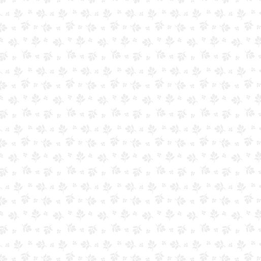Classic Keepsakes LITTLE FLOWER BUDS WHITE: 1465409B - (1/2 yd.)