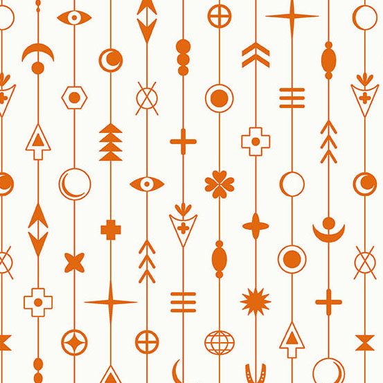 Sun Print Whisper: FLAME GAZE Fabric (1/2 yd) by Alison Glass