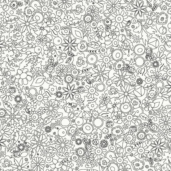 Sun Print Whisper: PANDA WOODLAND Fabric (1/2 yd) by Alison Glass