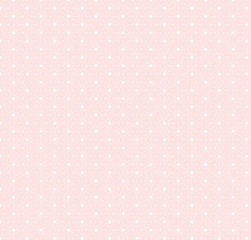 Snow Fall: STICHES PINK Fabric (1/2 yd)