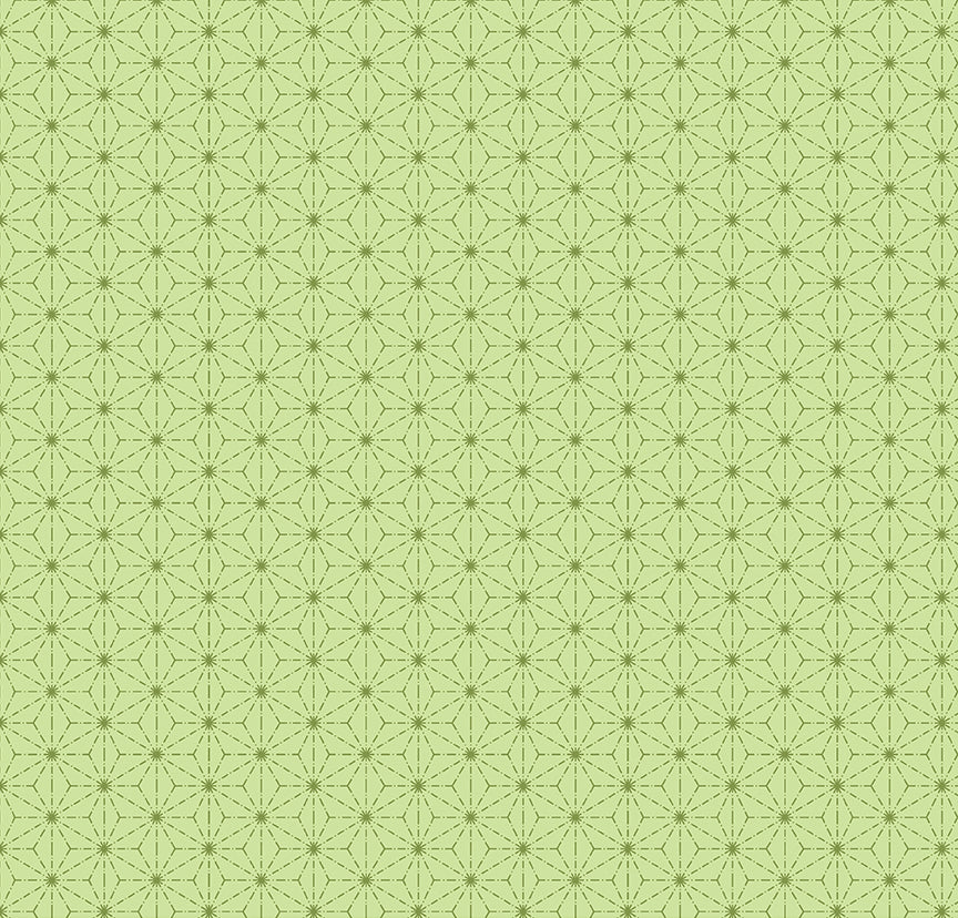 Snow Fall: STITCHES PEAR Fabric by Shelly Cavanna (1/2 yd)