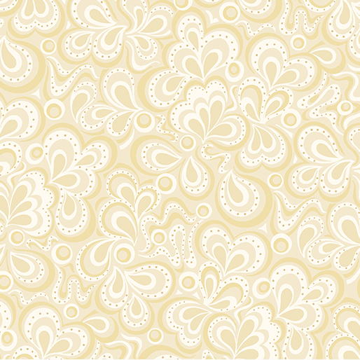 Moonlight Serenade: RIVER CREAM Fabric (1/2 yd)