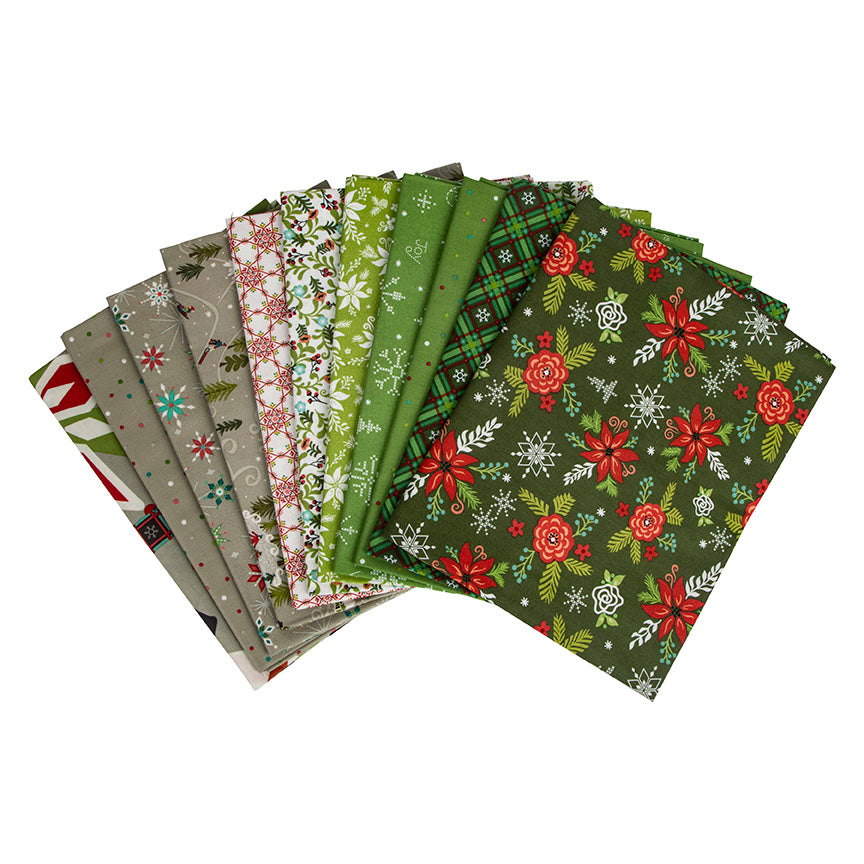 WINTER WONDER Fat Quarter Bundle Precuts by HEATHER PETERSON