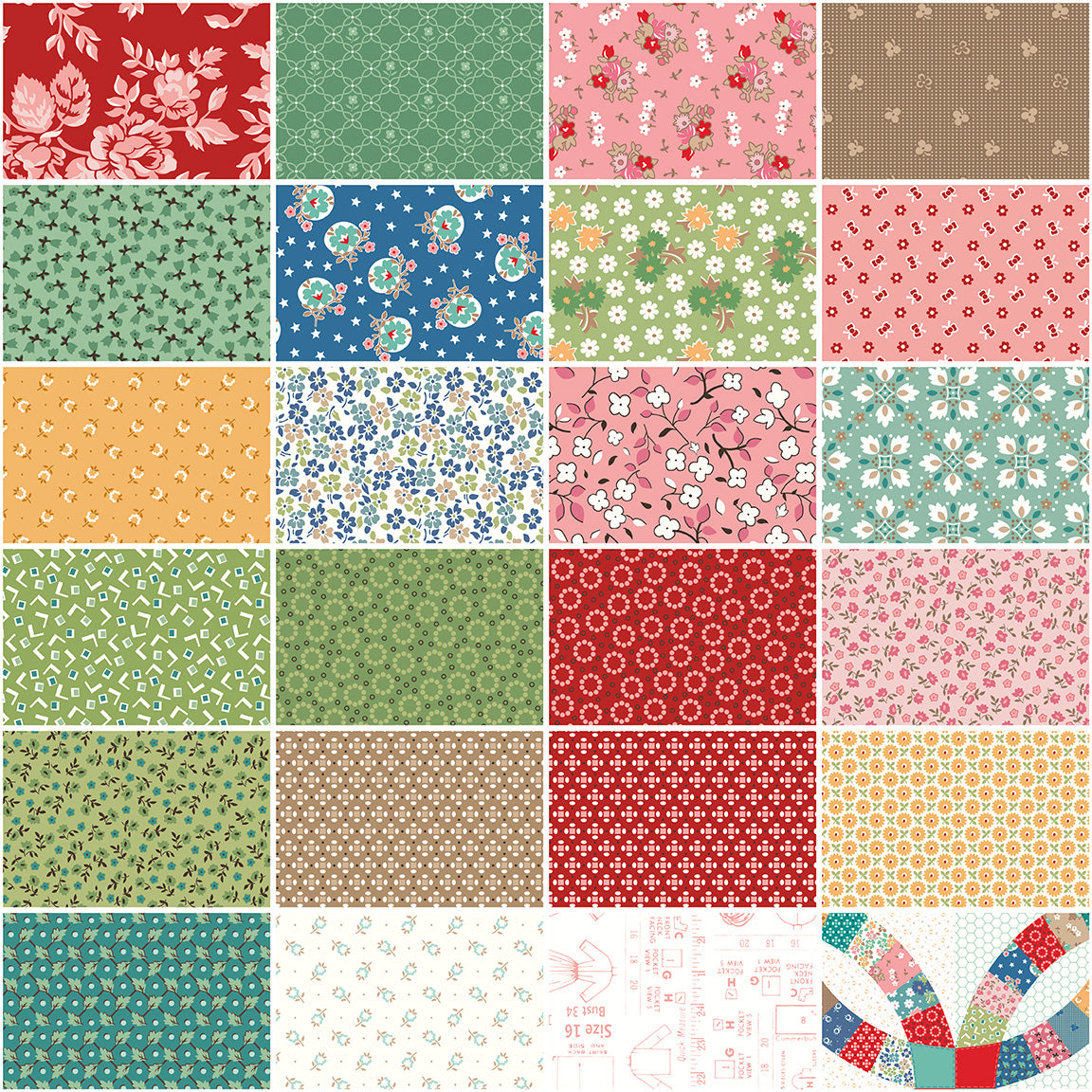 HOME TOWN 5" Stacker Precuts by LORI HOLT