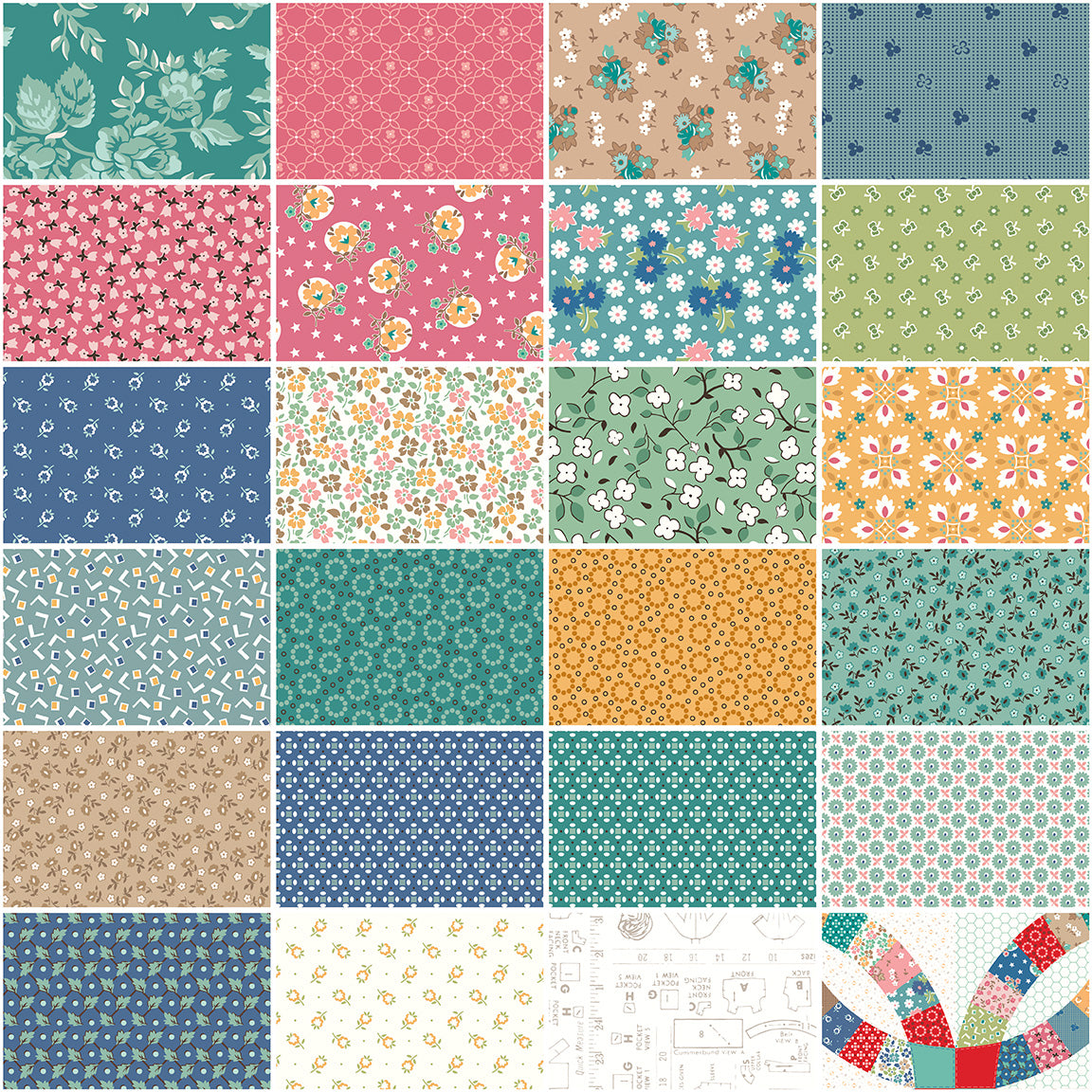 HOME TOWN 5" Stacker Precuts by LORI HOLT