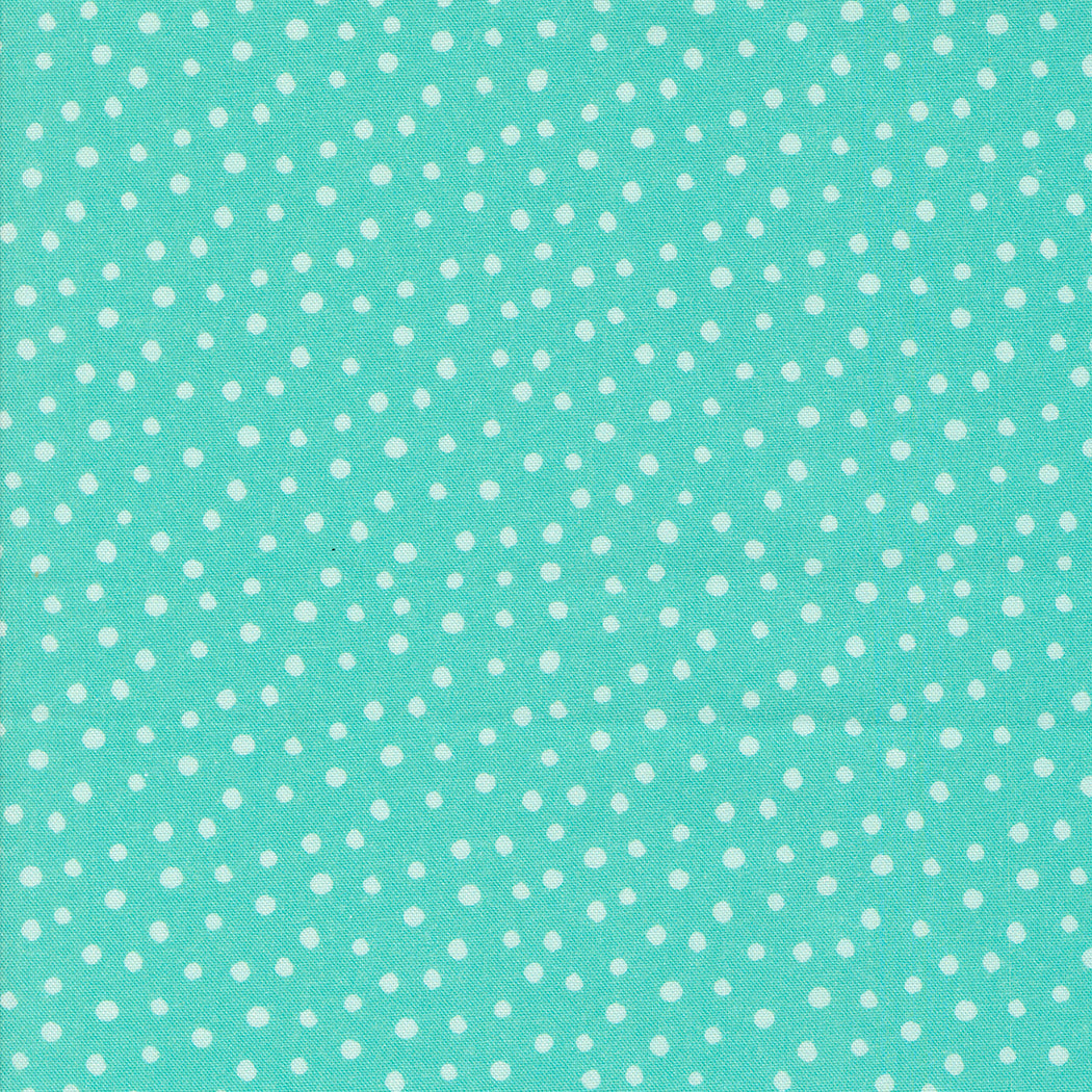 Flower Patches: ROBINS EGG (Dotty Dot Dots) Fabric by Amarilys Henderson (1/2 yd)