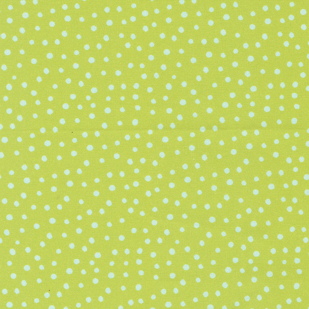 Flower Patches: LIMEADE (Dotty Dot Dots) Fabric by Amarilys Henderson (1/2 yd)
