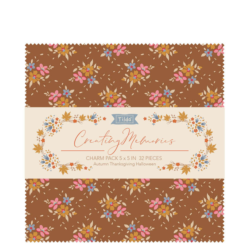 CREATING MEMORIES AUMTUMN 5-Inch Charm Pack by TILDA