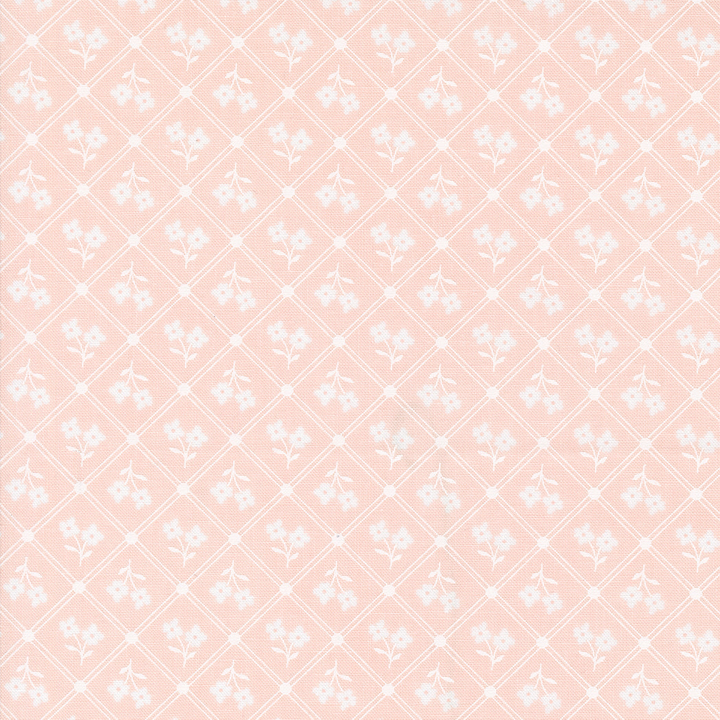 Cottage Charm: KORAL KICKS Window Pane Checks Fabric (1/2 yd) by My Sew Quilty Life