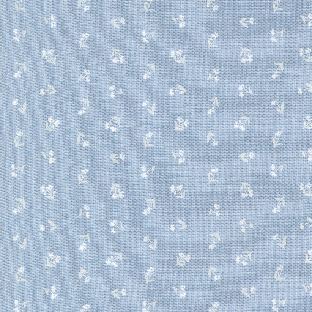 Cottage Charm: GLACIER Tossed Ditsy Fabric (1/2 yd) by My Sew Quilty Life