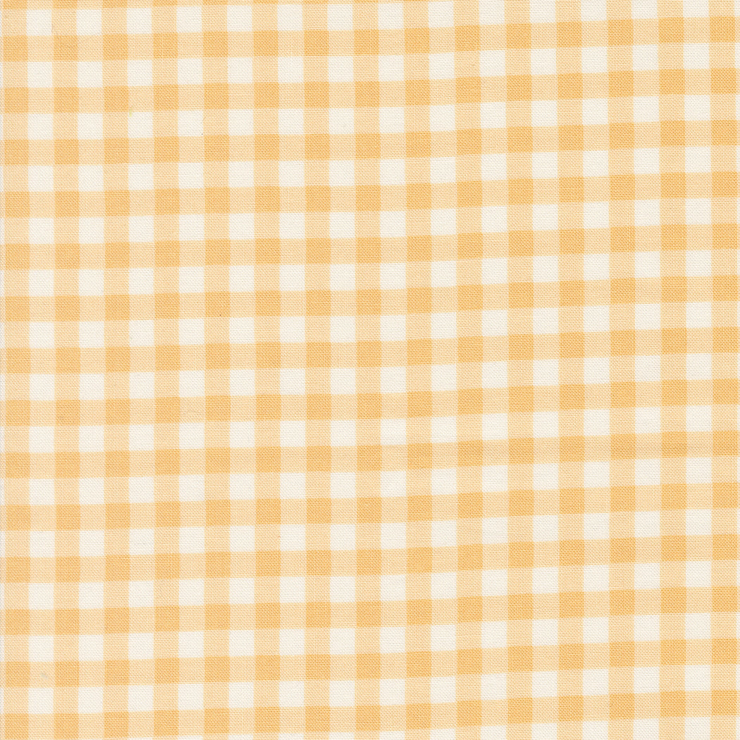 Cottage Charm: ENJOYABLE YELLOW Gingham Checks Fabric (1/2 yd) by My Sew Quilty Life