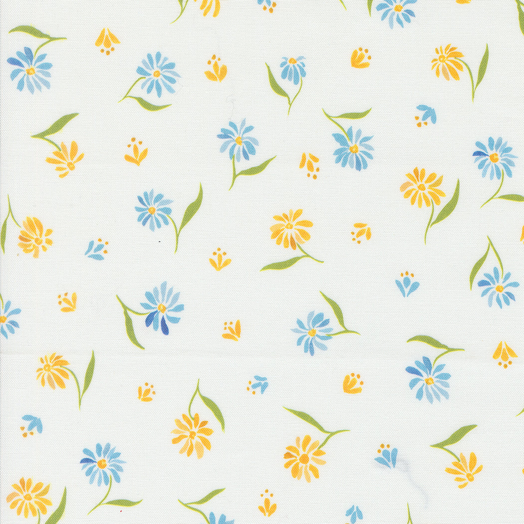Sunshine and Blue Skies: CLOUD Fabric by Create Joy Project (1/2 yd)