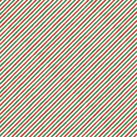 Merry Gnome-ments: GREEN DIAGONAL STRIPE Fabric (1/2 yd)