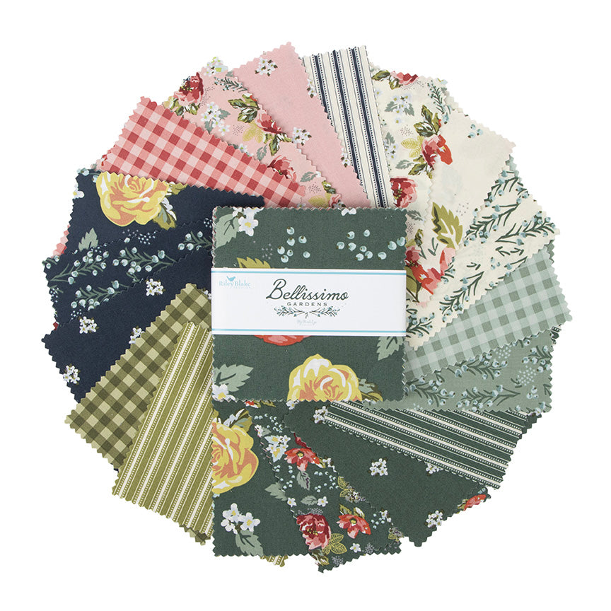 BELLISSIMO GARDENS 5" Stacker Charm Pack by MY MIND'S EYE