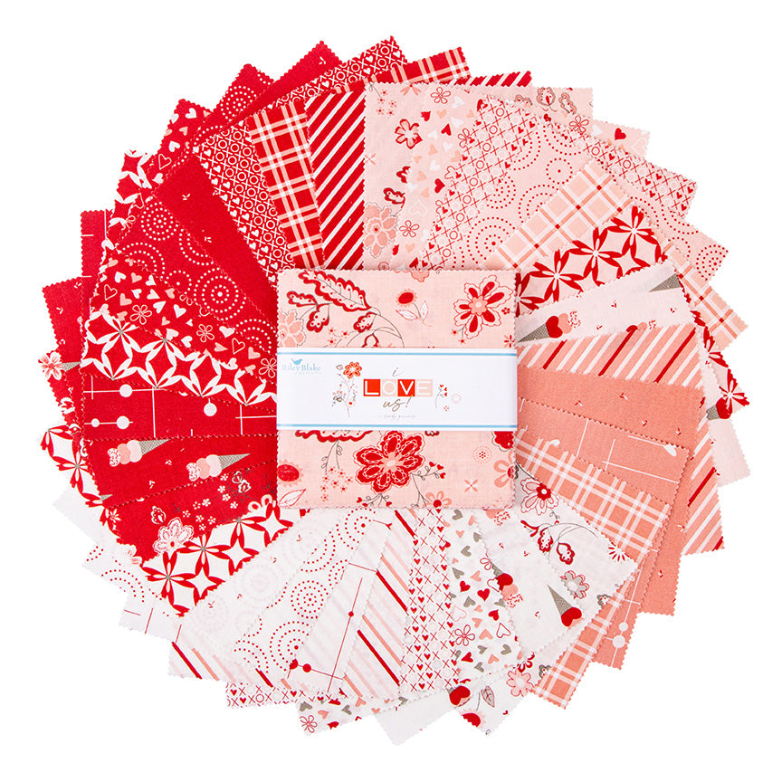 I LOVE US 5-Inch Stacker Precuts by SANDY GERVAIT