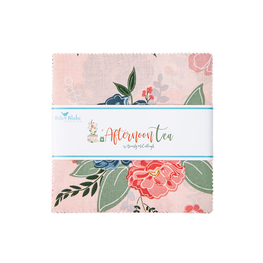 AFTERNOON TEA 5" Stacker Precuts by Beverly McCullough
