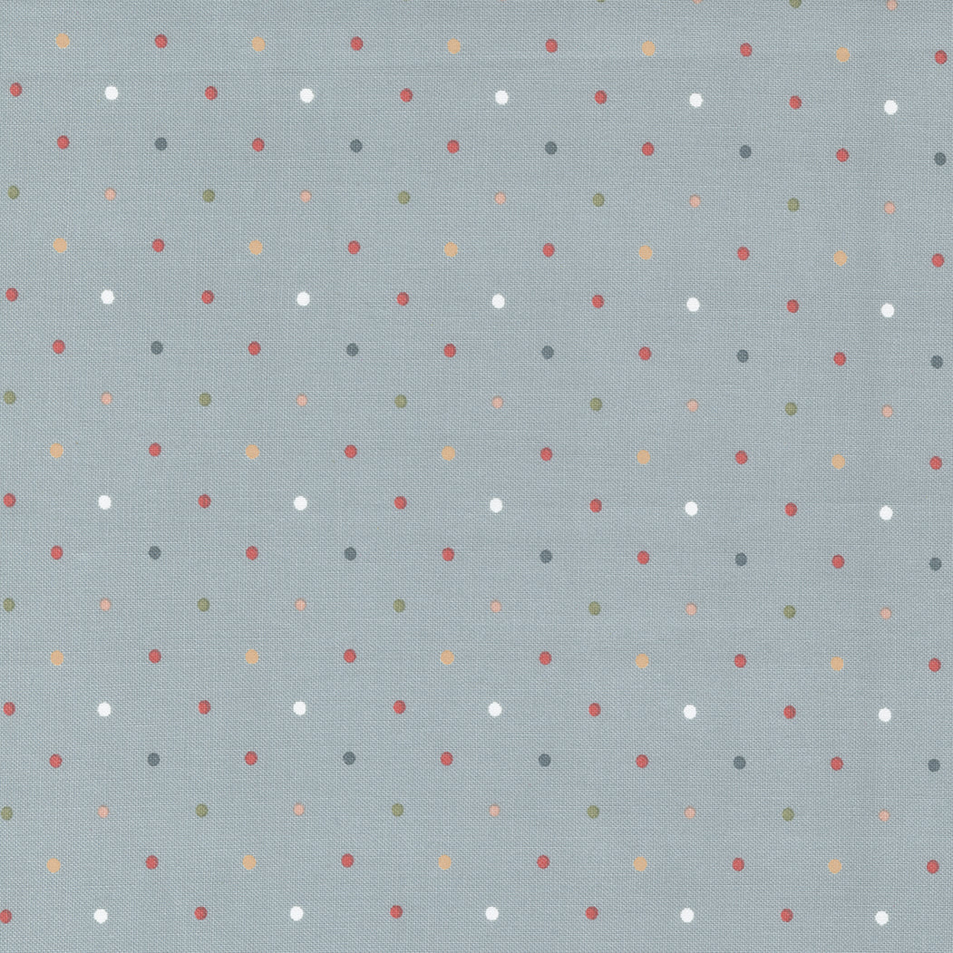 Country Rose: SMOKEY BLUE Fabric 5175 15 - by Lella Boutique (1/2 yd.)