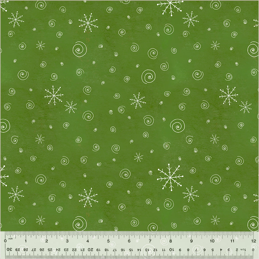 A Very Terri Christmas: SNOW FLURRIES-TREE Fabric (1/2 yd.)