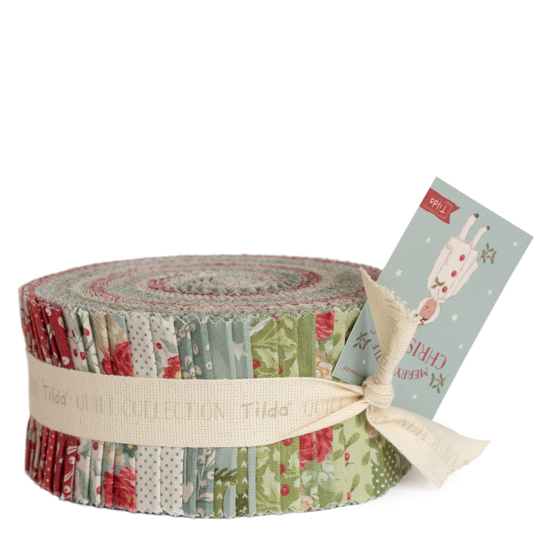 Tilda MERRY LITTLE CHRISTMAS 2.5-Inch Strip Roll Precuts