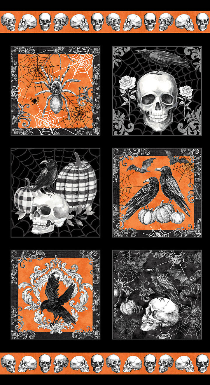 HALLOWEEN SPOOK Quilt Kit featuring the Fear Factory Collection
