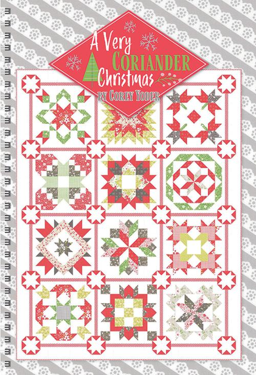 Un livre de motifs de courtepointe TRÈS CORIANDRE NOËL BOM par Coriander Quilts