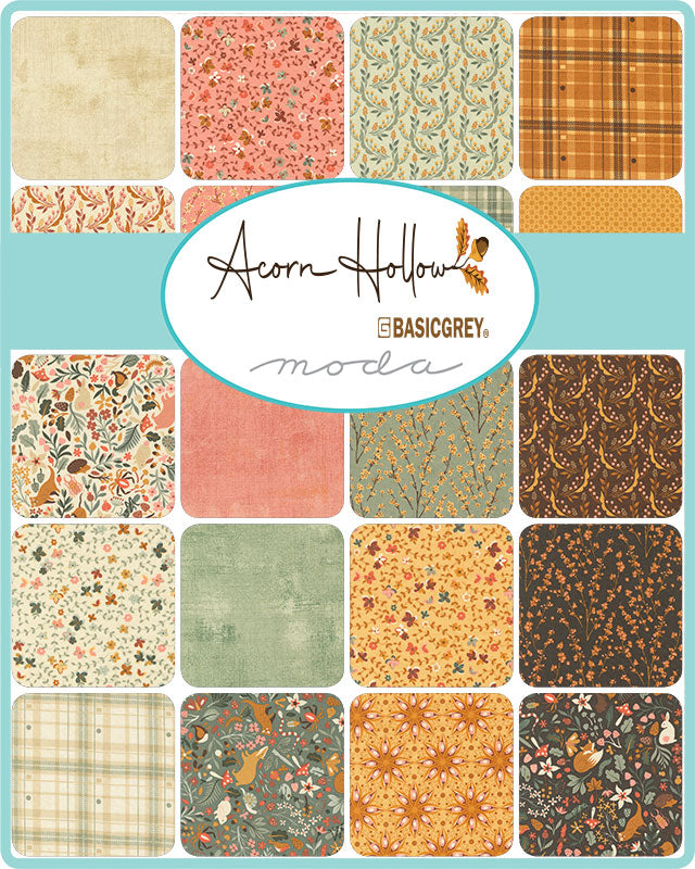ACORN TUMBLE Quilt Kit featuring Acorn Hallow by Basic Gray