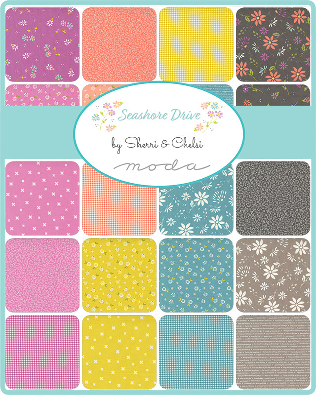 SEASHORE DRIVE 2.5" Jelly Roll by SHERRI & CHELSI