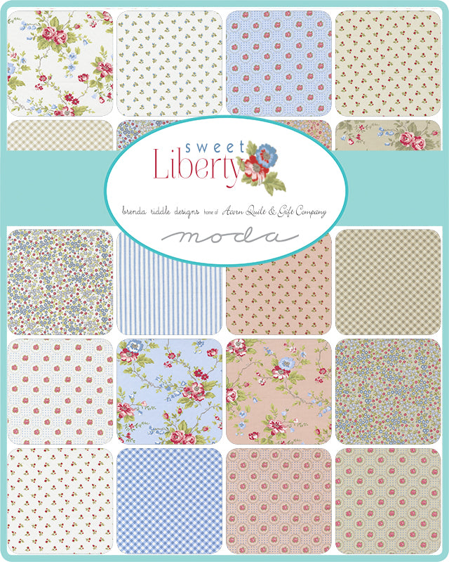 SWEET LIBERTY 10" Layer Cake Precuts by BRENDA RIDDLE