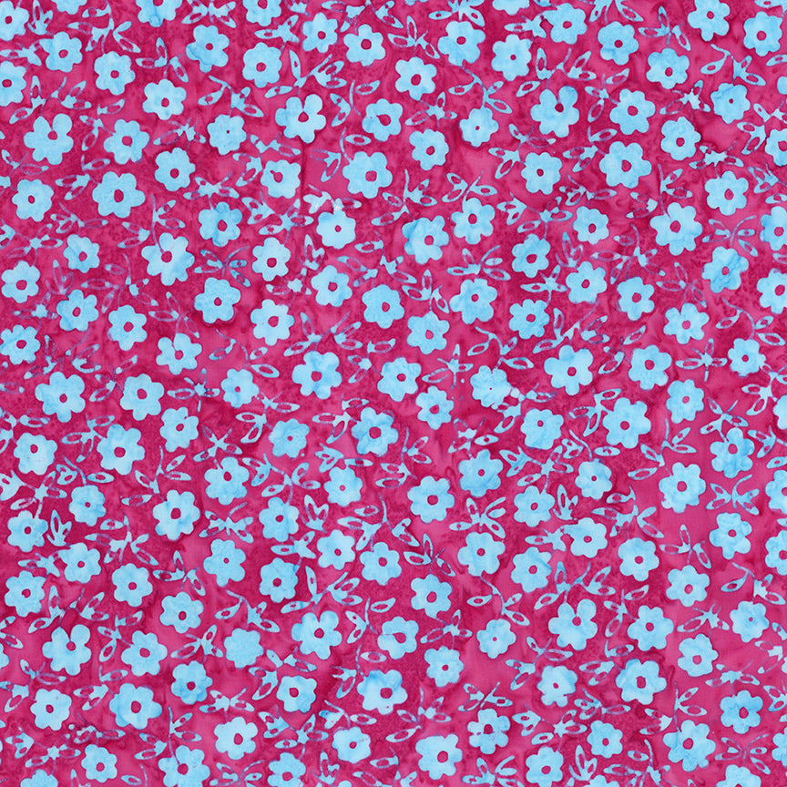 Expressions Batiks Daisy Dots: PRISMATIC BLISS Fabric (1/2 yd)