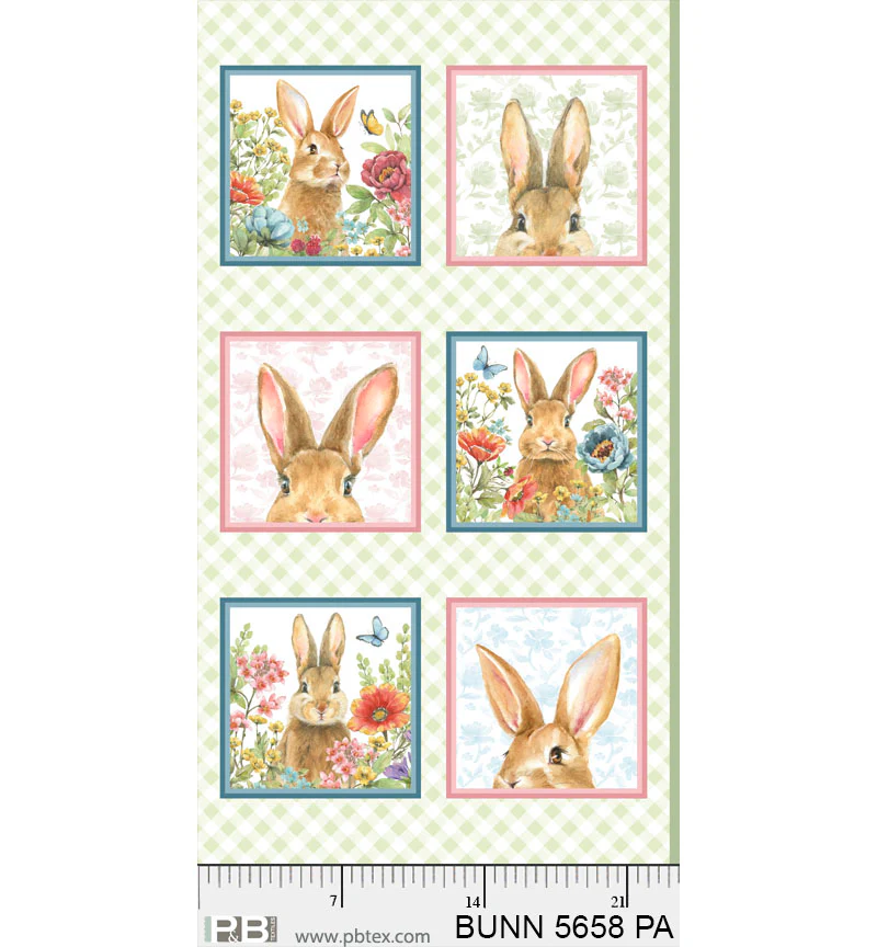 Bunnies and Blooms PANEL: 05658 PA