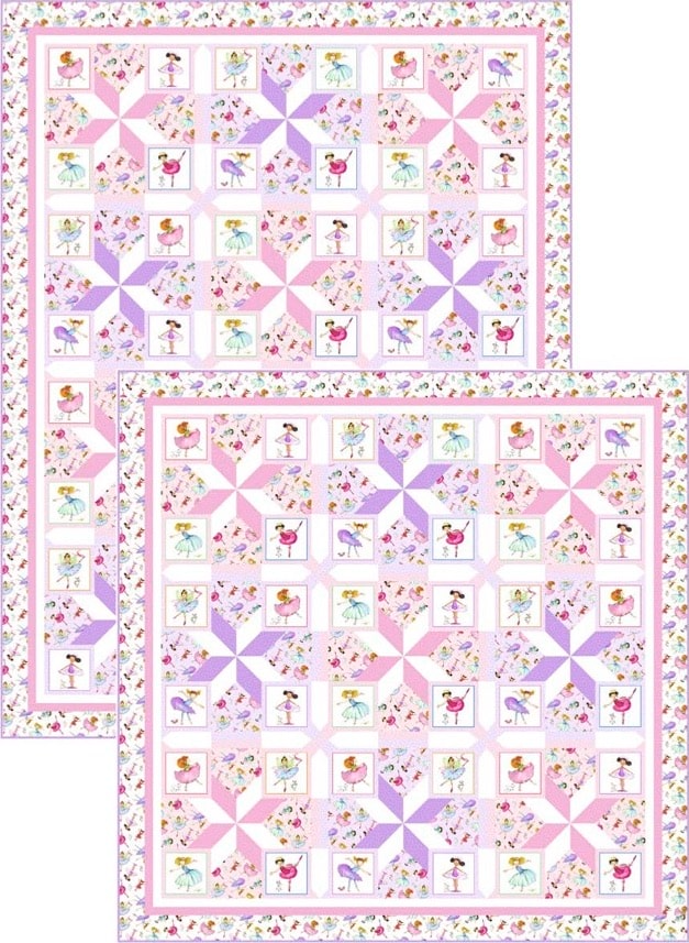 Ballerina Spin Quilt Pattern
