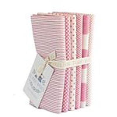 BASIC CLASSICS Fat Quarter Bundle in Pink by TILDA