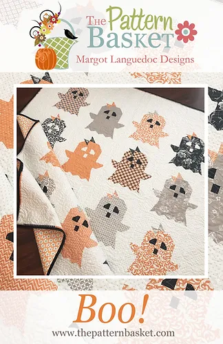 Modèle de courtepointe BOO par The Pattern Basket