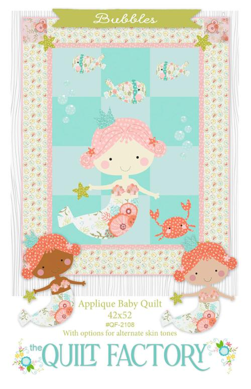 BUBBLES Applique Baby Quilt Pattern by Quilt Factory