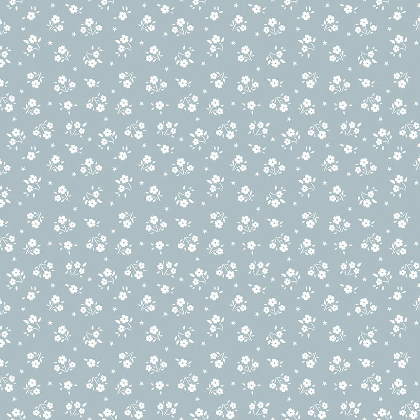 American Beauty: DITSY STORM Fabric C14446-STORM (1/2 yd.)