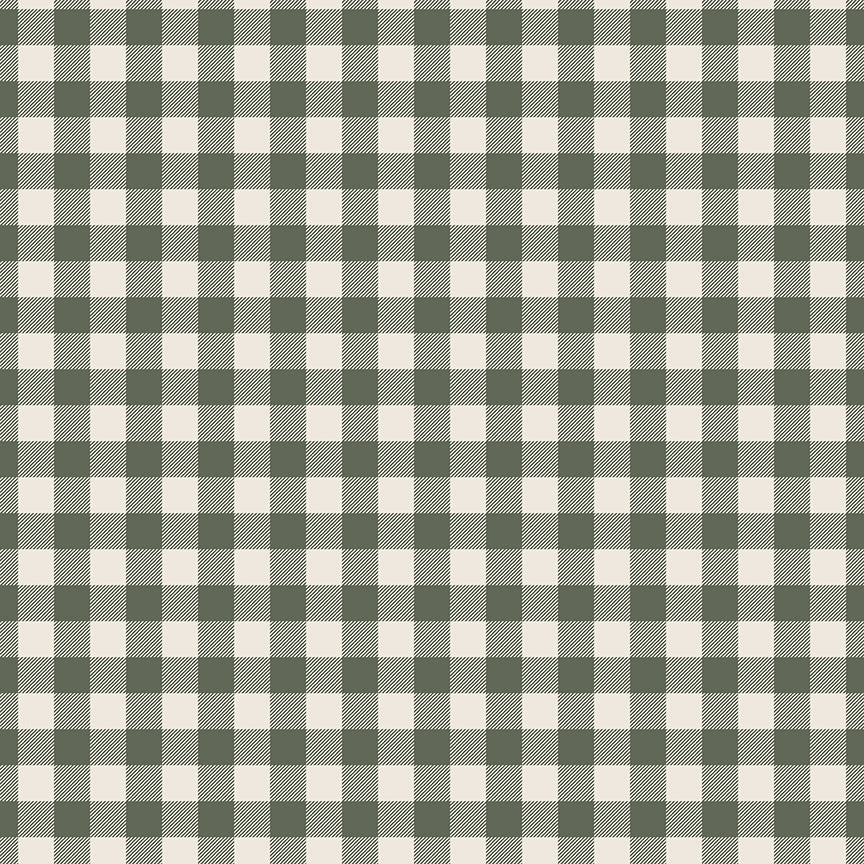 Pumpkin Spice PLAID PUMPKIN: C14995-GREEN (1/2 yd.)