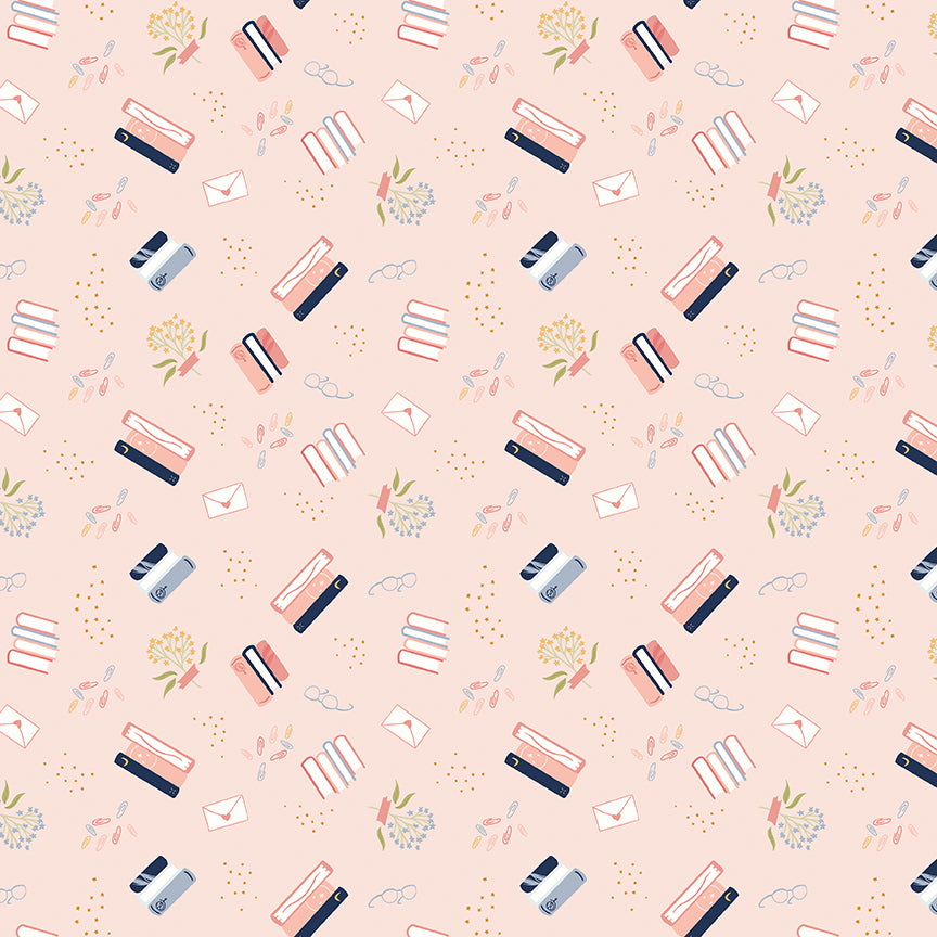 Between the Pages: BOOKISH LIFE BALLERINA Fabric (1/2 yd)