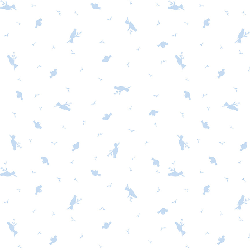 Hush Hush 4: FOR THE BIRDS Fabric (1/2 yd.)