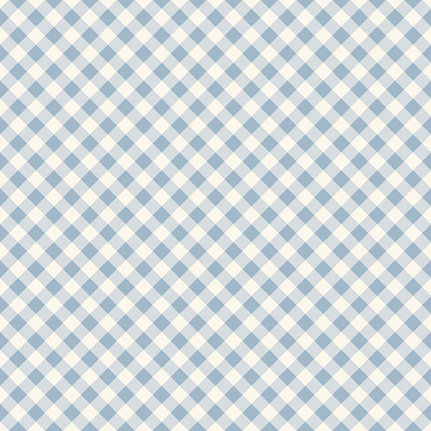 Freedom Garden: GINGHAM SKY Fabric (1/2 yd)