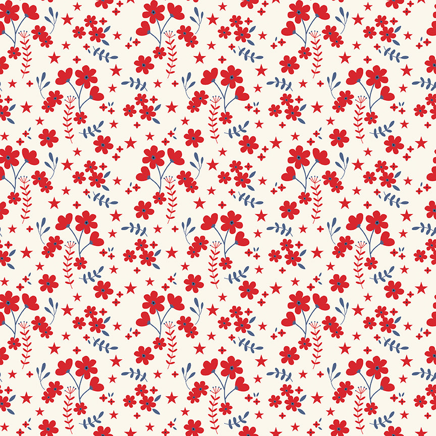 Freedom Garden: DITSY FLORAL MULTI Fabric (1/2 yd)