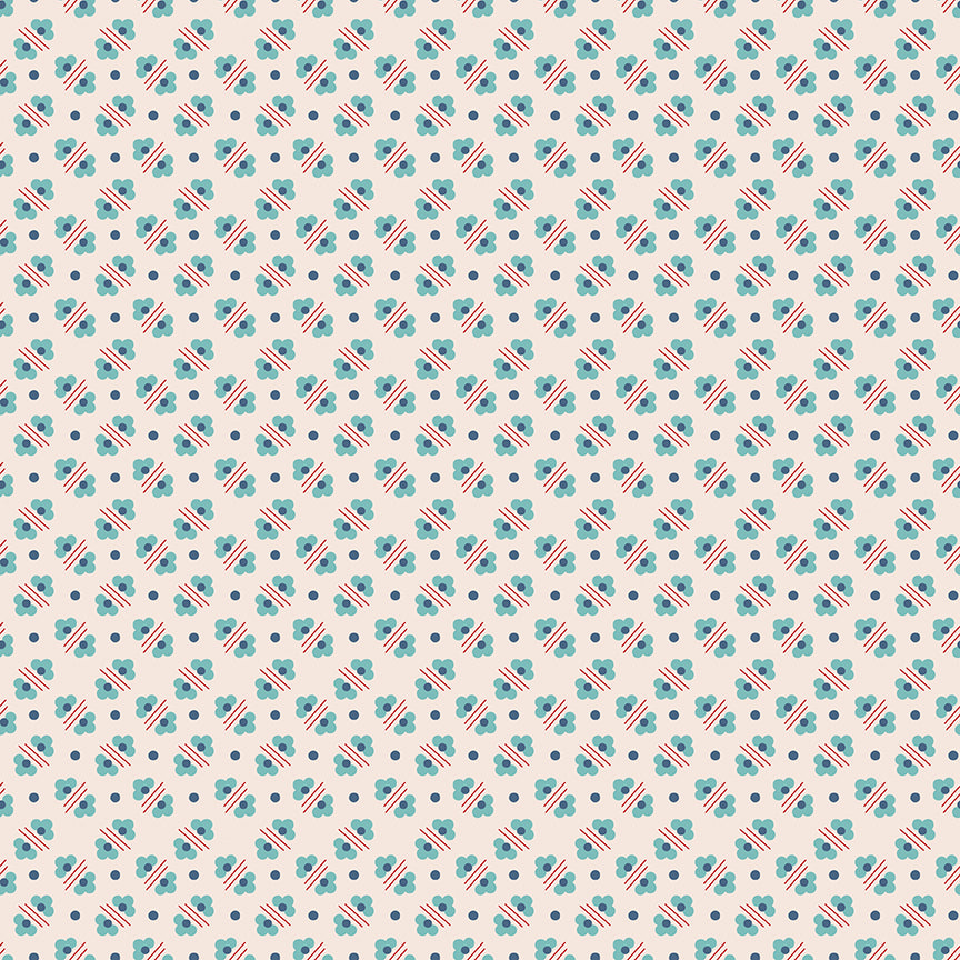 Americana: HARRIET LATTE Fabric (1/2 yd) by Lori Holt